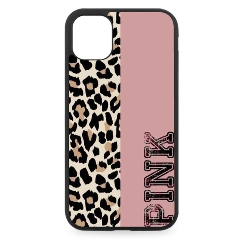 Victoria Secret Pink Leopard Print Phone Case